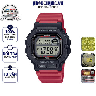 Đồng hồ nam dây nhựa casio anh khuê ws-1400h-4avdf
