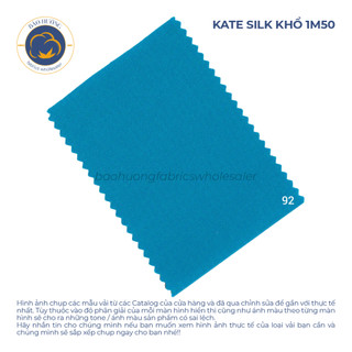 Vải Kate Silk Ngựa _ Khổ 1m50 _ Mã 92: Xanh E