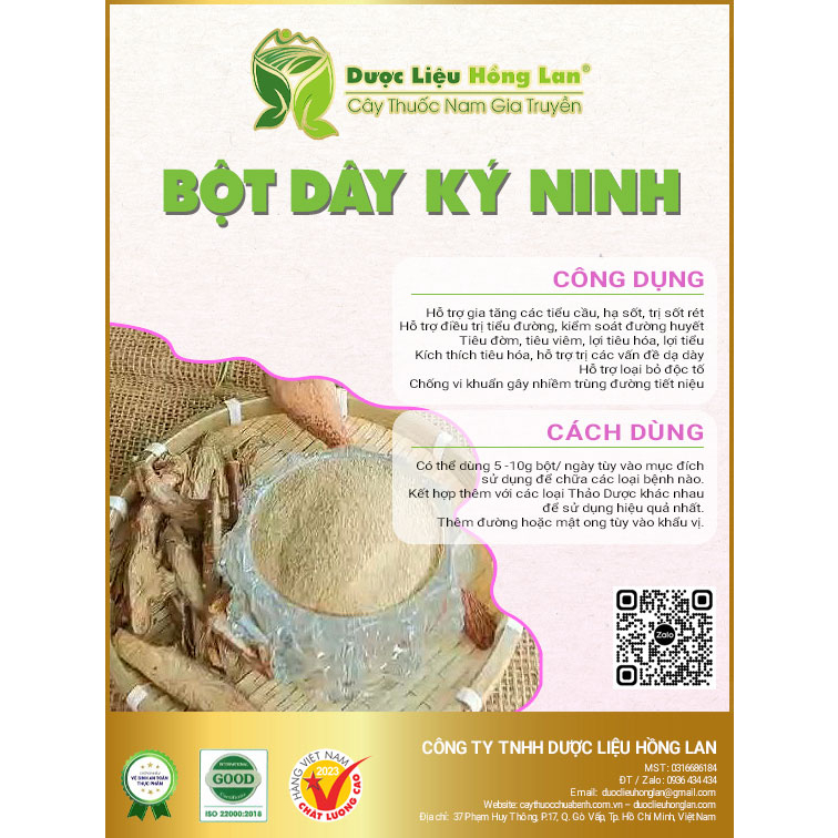 ✅ Bột thảo mộc Dây Cóc (Ký Ninh) loại 1 nguyên chất (không pha chộn tạp chất, đã sao thơm, không chất bảo quản)