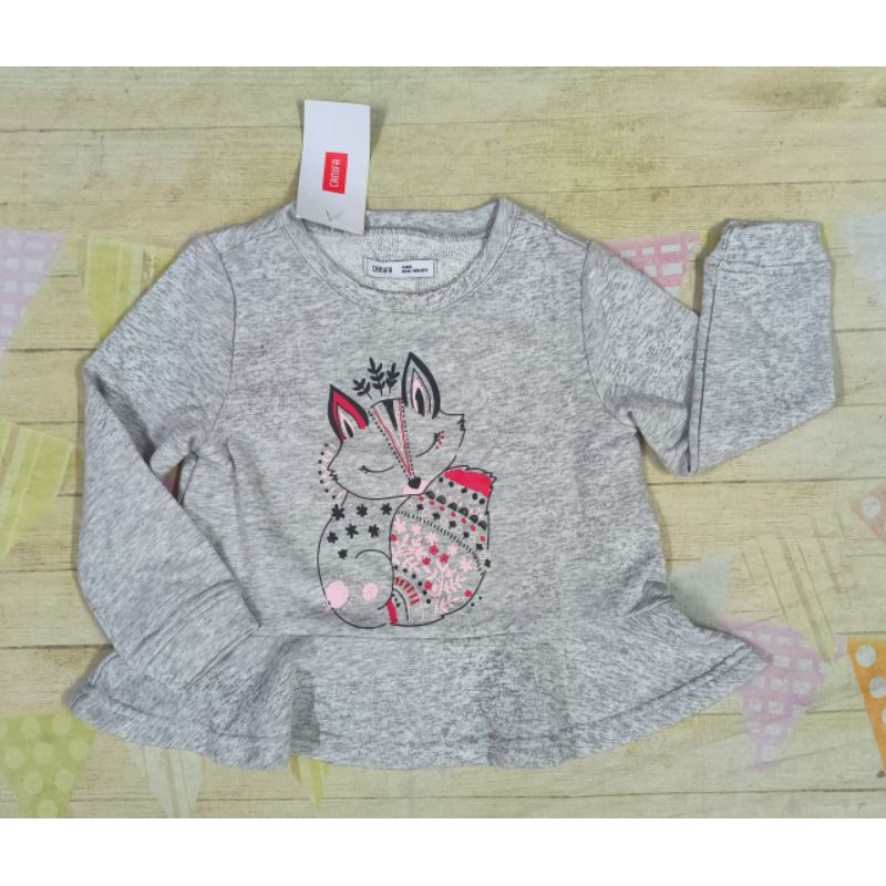 Áo nỉ bé gái Canifa