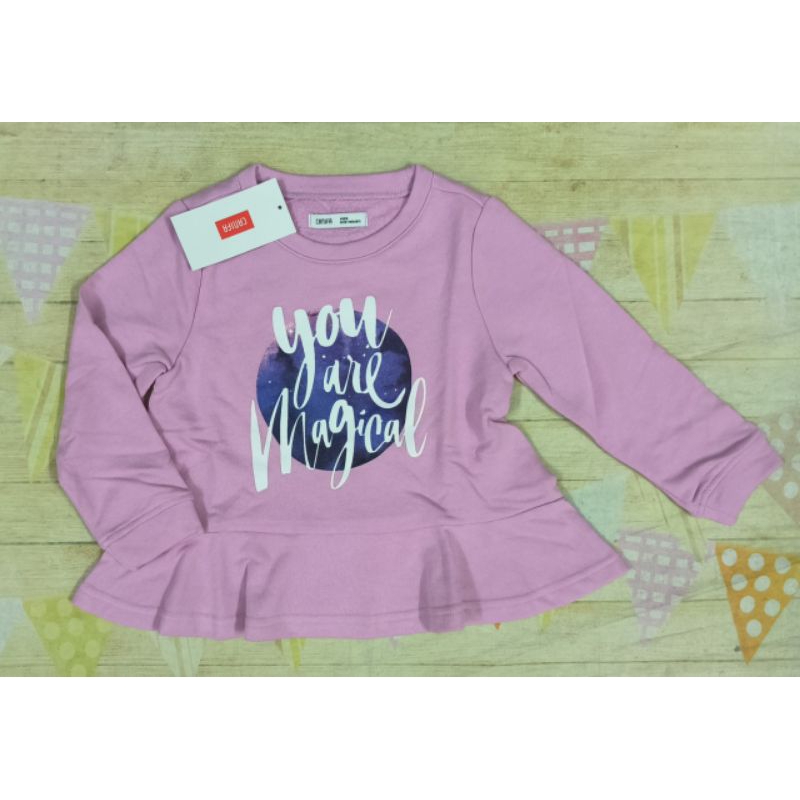 Áo nỉ bé gái Canifa