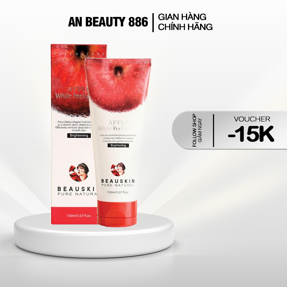 Gel tẩy tế bào chết hương táo BEAUSKIN Apple White Peeling Gel 150ml