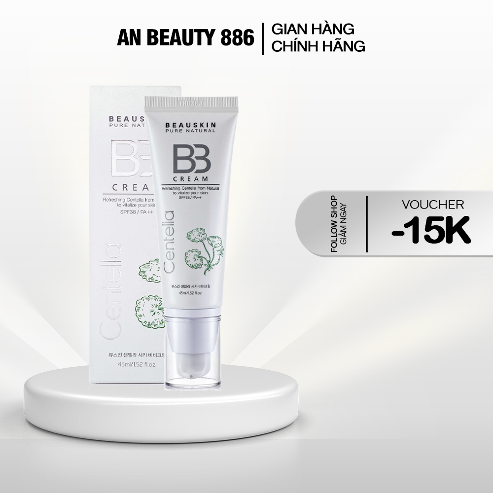 [Hàng chính hãng] Kem nền kiểm soát dầu Beauskin Centella Cica BB Cream Hàn Quốc