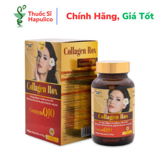  Viên uống đẹp da Collagen Rox bổ sung vitamin E C tăng nội tiết tố nữ - 60 viên  Collagen Rox Đỏ  