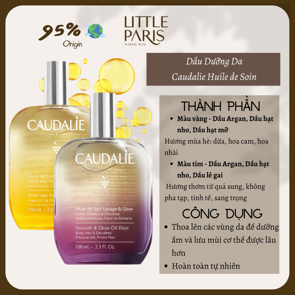 Dầu Dưỡng Đa Năng Caudalie Huile Elixir 50ml