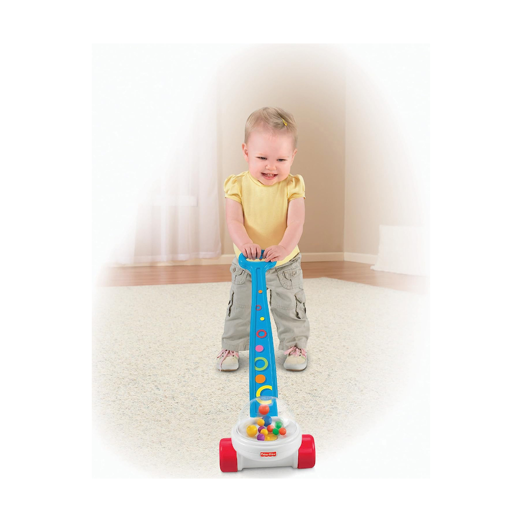 Đồ chơi kéo đẩy 90% Cây đẩy bắp rang Fisher Price Brilliant Basics Corn Popper