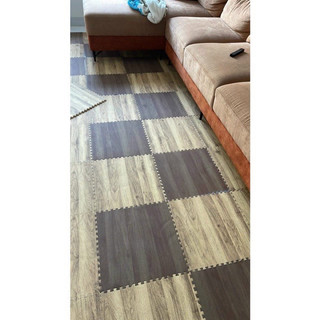 thảm xốp lót sàn vân gỗ 30x30cm