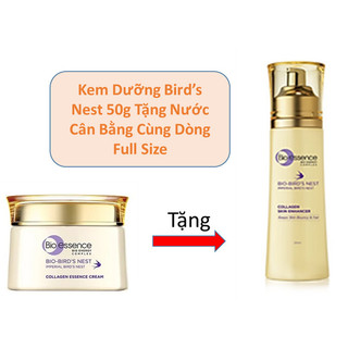 Combo kem dưỡng bird's nest + nước cân bằng bird's nest