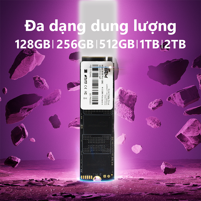 Ổ cứng SSD TRM N100 Pro dung lượng 128GB/256GB/512GB M2 NVMe | Bảo hành 60 tháng