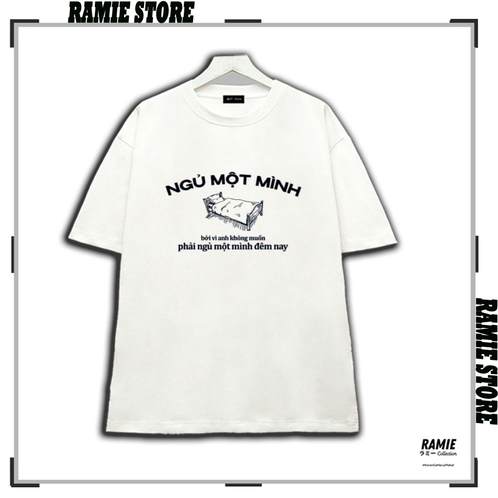 Áo thun Ngủ Một Mình HIEUTHUHAI, phong cách trẻ trung năng động | Ramiestore2 | Mẫu HOT bán chạy