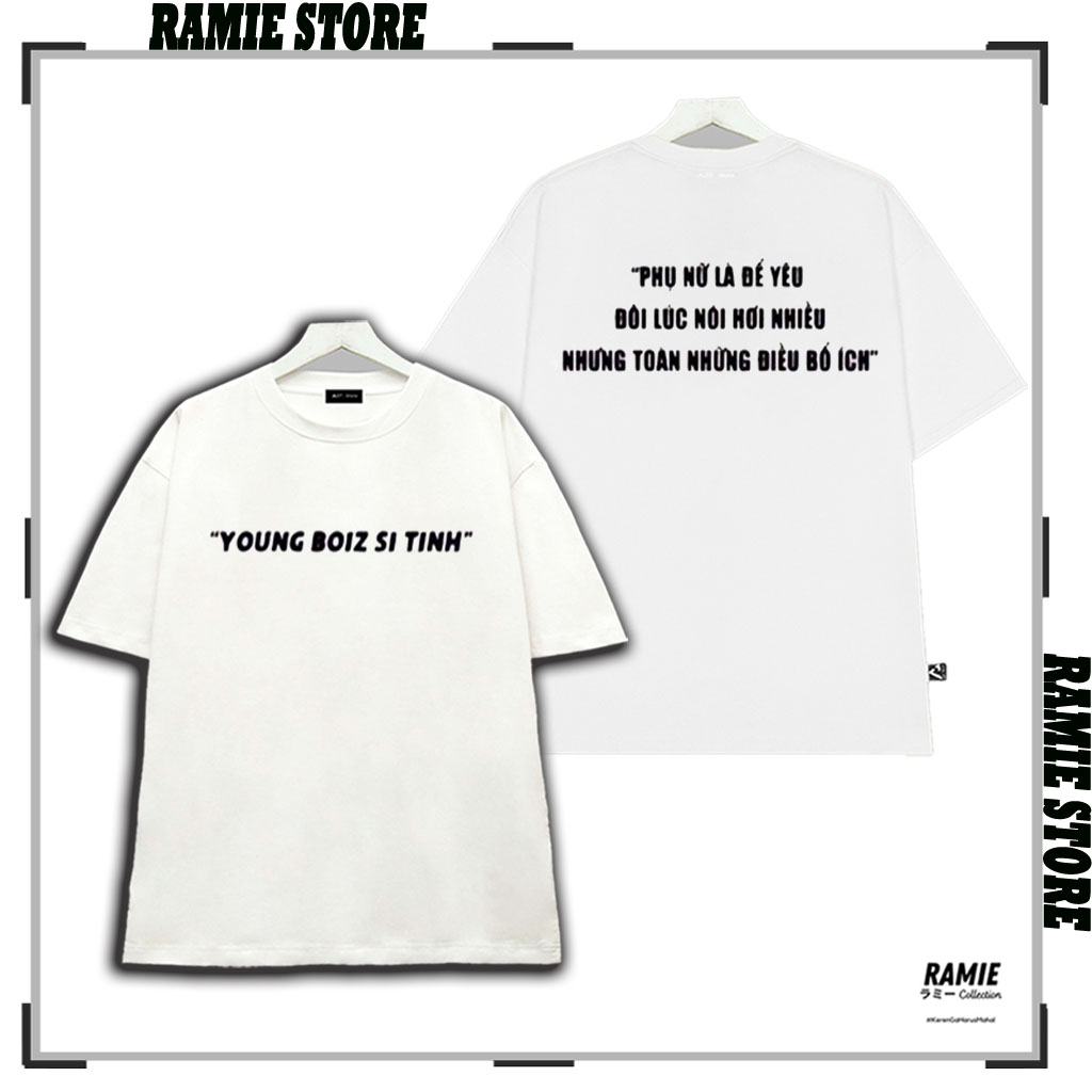 Áo thun Phụ Nữ Là Để Yêu, Đôi Lúc Nói Hơi Nhiều tấu hài phong cách trẻ trung nam nữ | Ramiestore2 | Mẫu HOT bán chạy