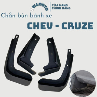 Bộ 4 Chắn Bùn Nhựa Dẻo Xe Cruze đời 2009 đến 2020 kèm ốc vít  lắp vừa form xe, lắp đặt dễ dàng tại nhà