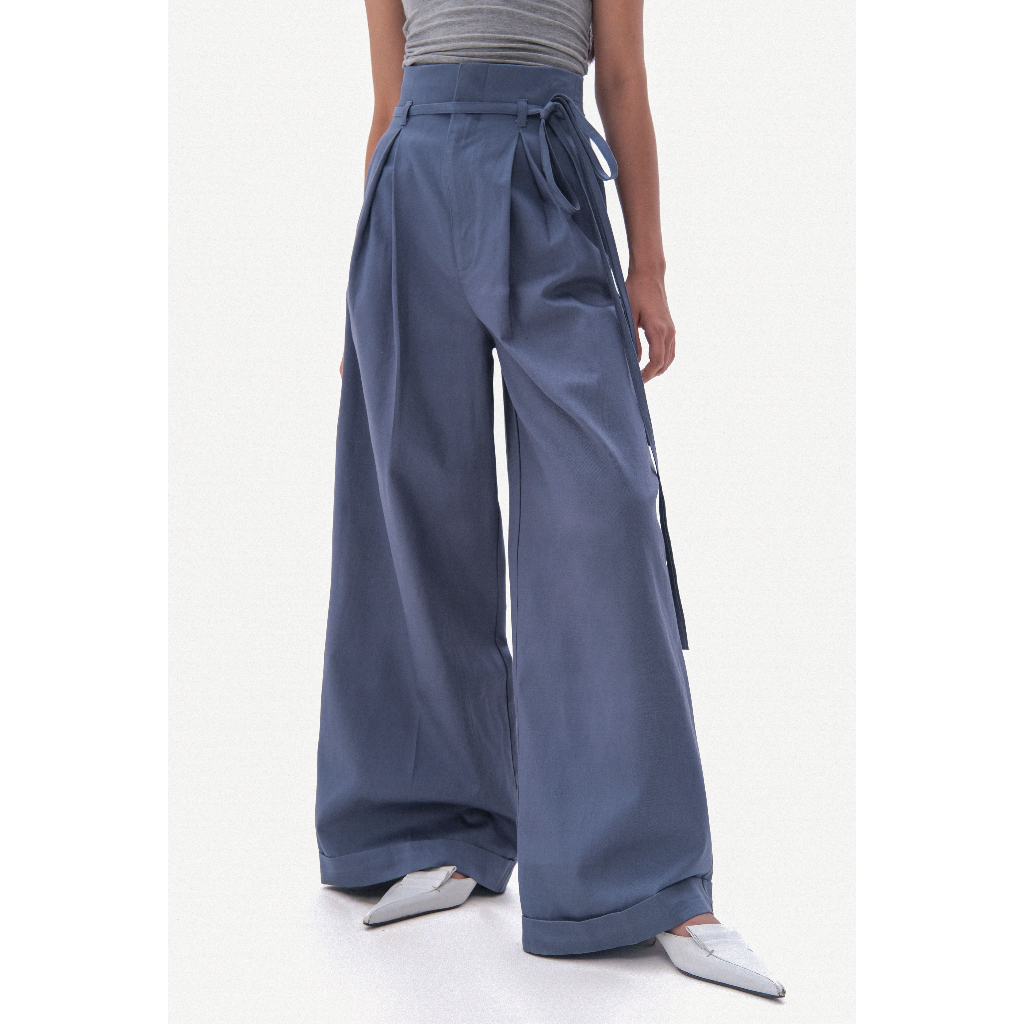 /ou'ba:d/ - QUẦN DÀI XANH XÁM form suông ống rộng chất vải kaki mềm S/M/L/XL