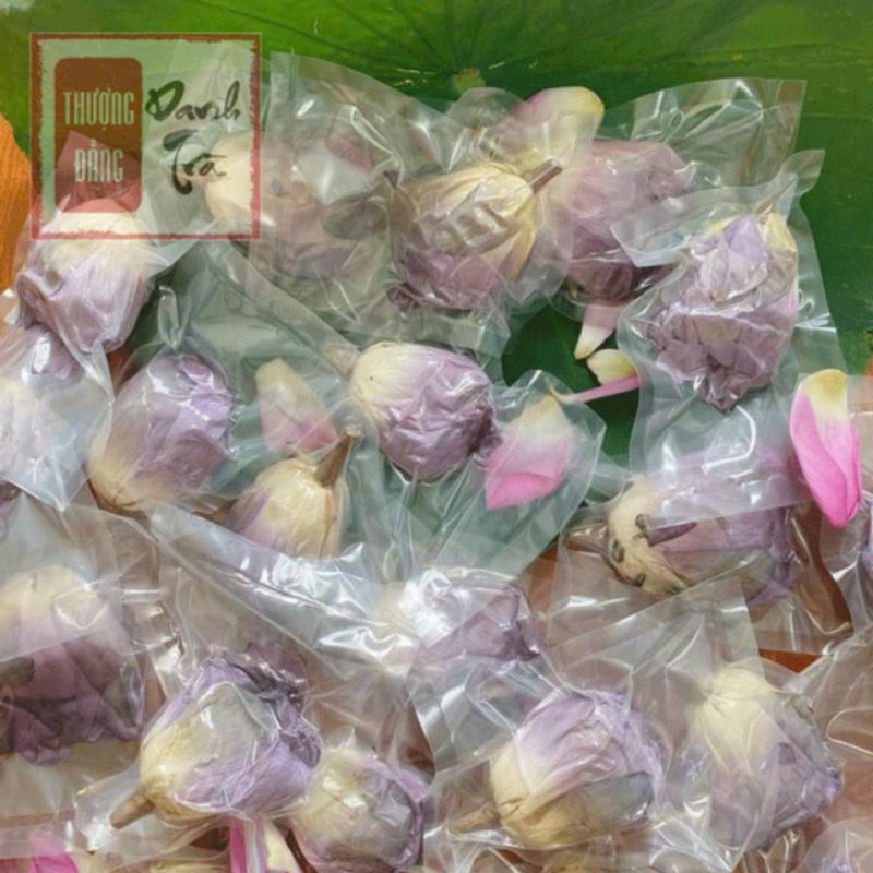 Trà ướp sen Tây Hồ nguyên bông sấy khô