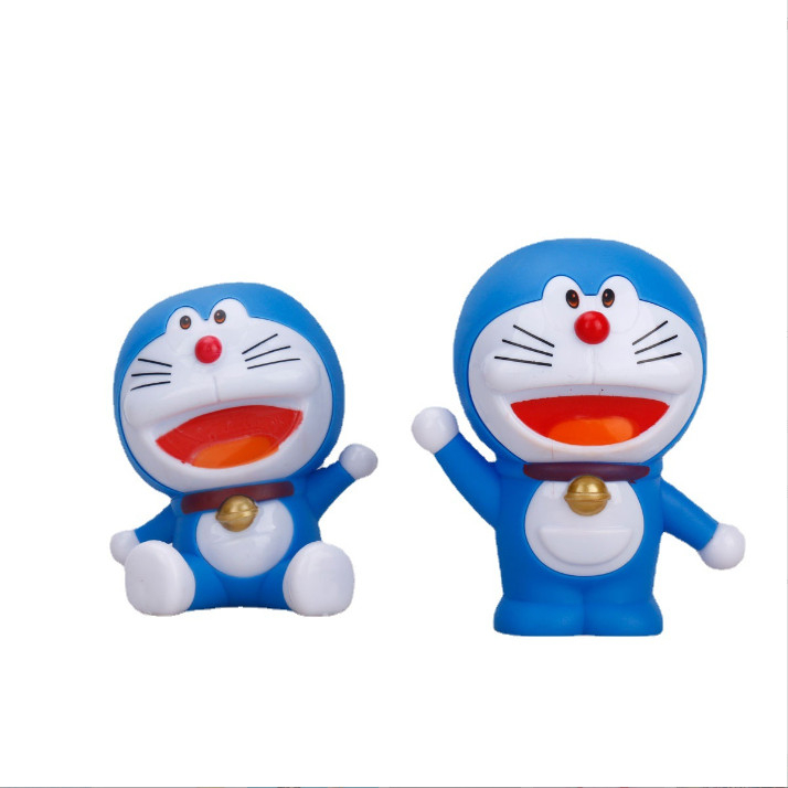 Decor bàn học mèo Doraemon, Nobita trang trí terrarium, trang trí bánh kem