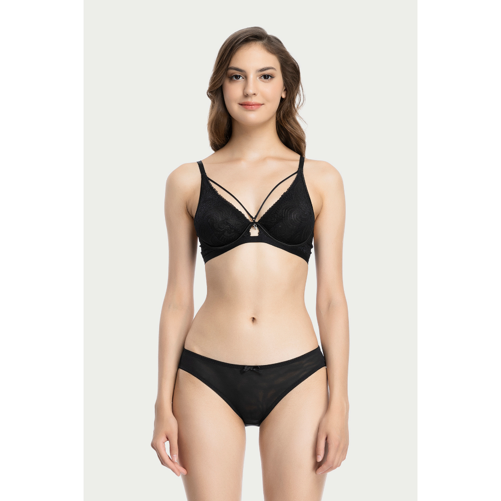 Quần lót Bikini VERA lưới trơn mềm mịn mát lạnh êm ái - 0192