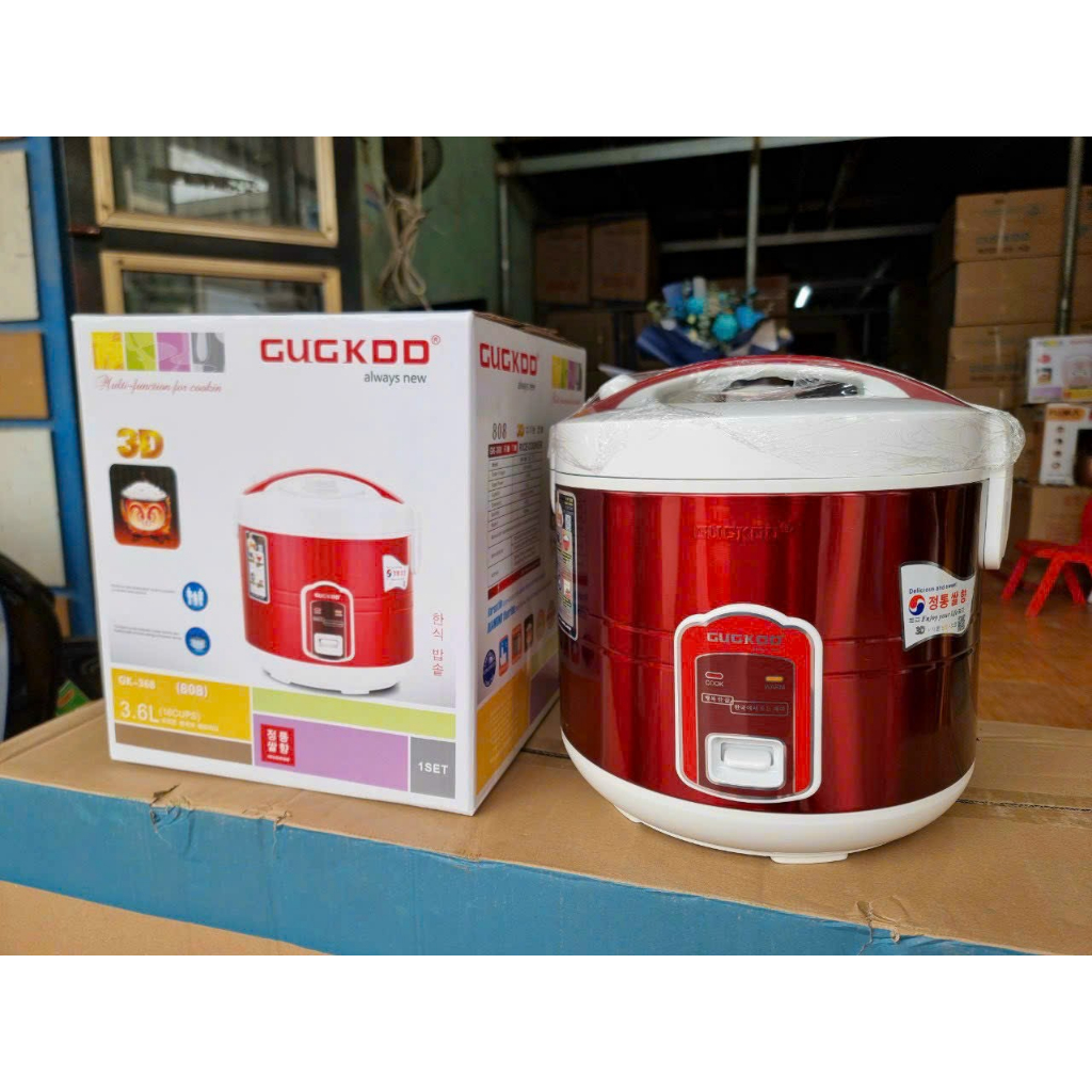 Nồi Cơm Điện CUUCKOO GK 338 368 3L3 3L6 Dành cho 6 - 10 người ăn, Bảo Hành 12 Tháng