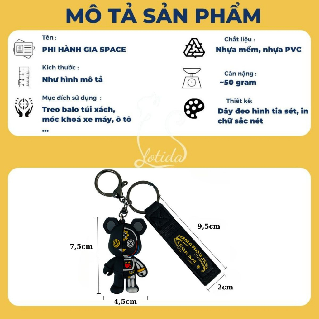 Móc khóa xe máy cute đẹp dễ thương treo chìa khóa balo điện thoại cao cấp, móc khóa xe ô tô cặp độc đáo BOLITA