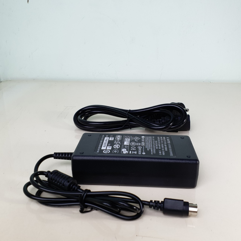 Dây nguồn máy in nhiệt, in bill, in tem 24V - 3A Jack tròn 3 chân Mới 100%