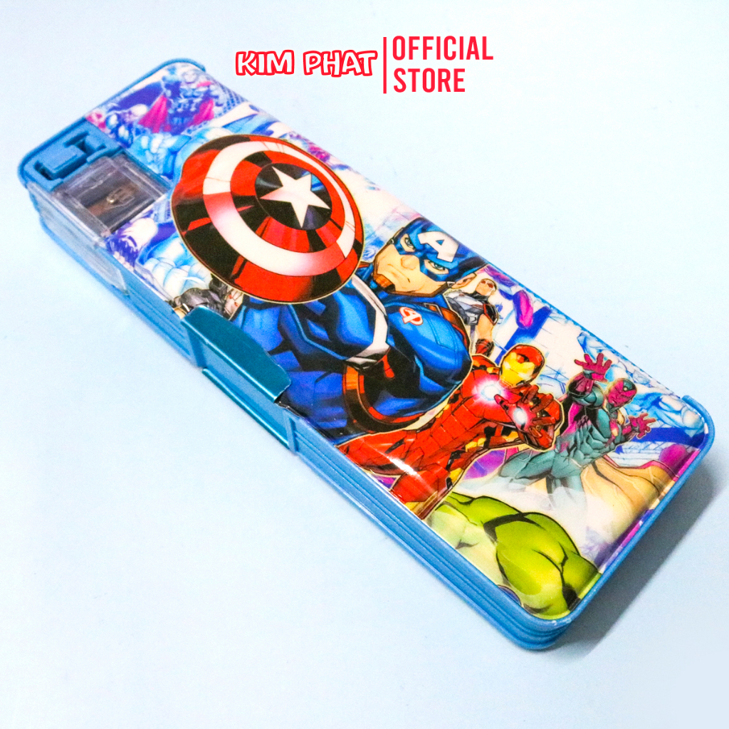 Hộp bút học sinh nam châm 2 mặt kèm Gọt Bút Chì C1757