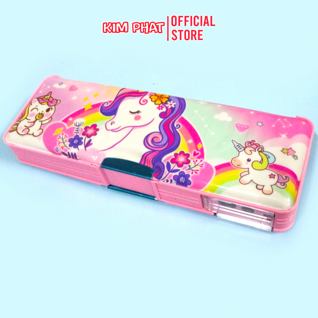 Hộp bút học sinh nam châm 2 mặt kèm Gọt Bút Chì C1757