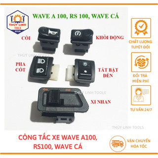 Bộ 5 nút công tắc xe wave a rs 100 wave cá thùy linh tools