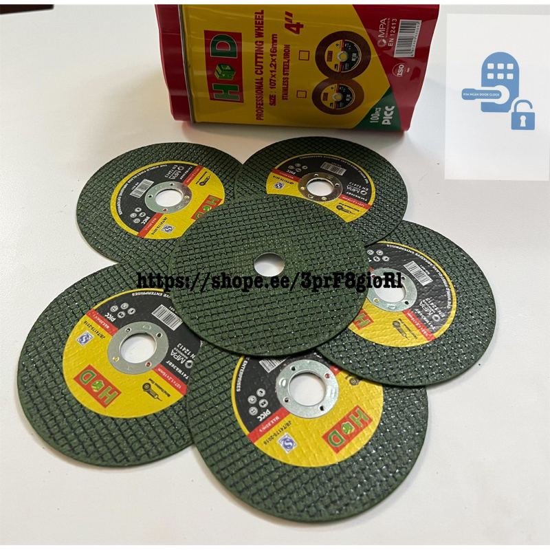 Đá cắt sắt vảy cá xanh 4”