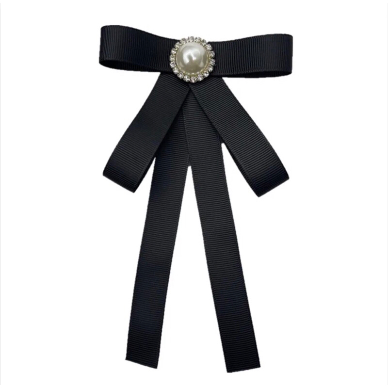 @ROSE -TAG CÀI ÁO RUY BĂNG GÂN  SỞ MI, NƠ CÀI VÁY/CỔ ÁO NỮ