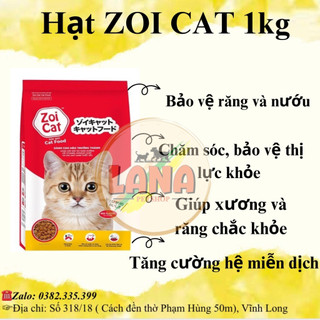 Thức ăn hạt zoi cat cho mèo 1kg
