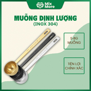 Muỗng/thìa định lượng Inox 304 cao cấp đong bột cà phê, trà 5-7gram nhiều màu từ Mixmore