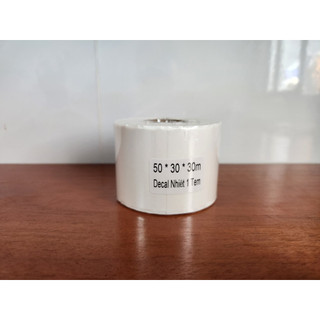 Decal Nhiệt 50x30mm Giấy in tem trà sữa , giấy in tem nhãn phụ