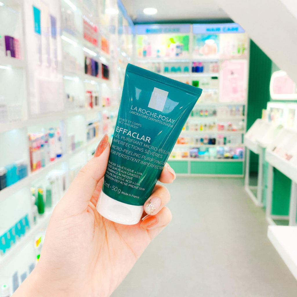 Sữa Rửa Mặt & Sữa Tắm LA ROCHE-POSAY Effaclar Micro-Peeling Gel Cleanser làm sạch & giảm mụn