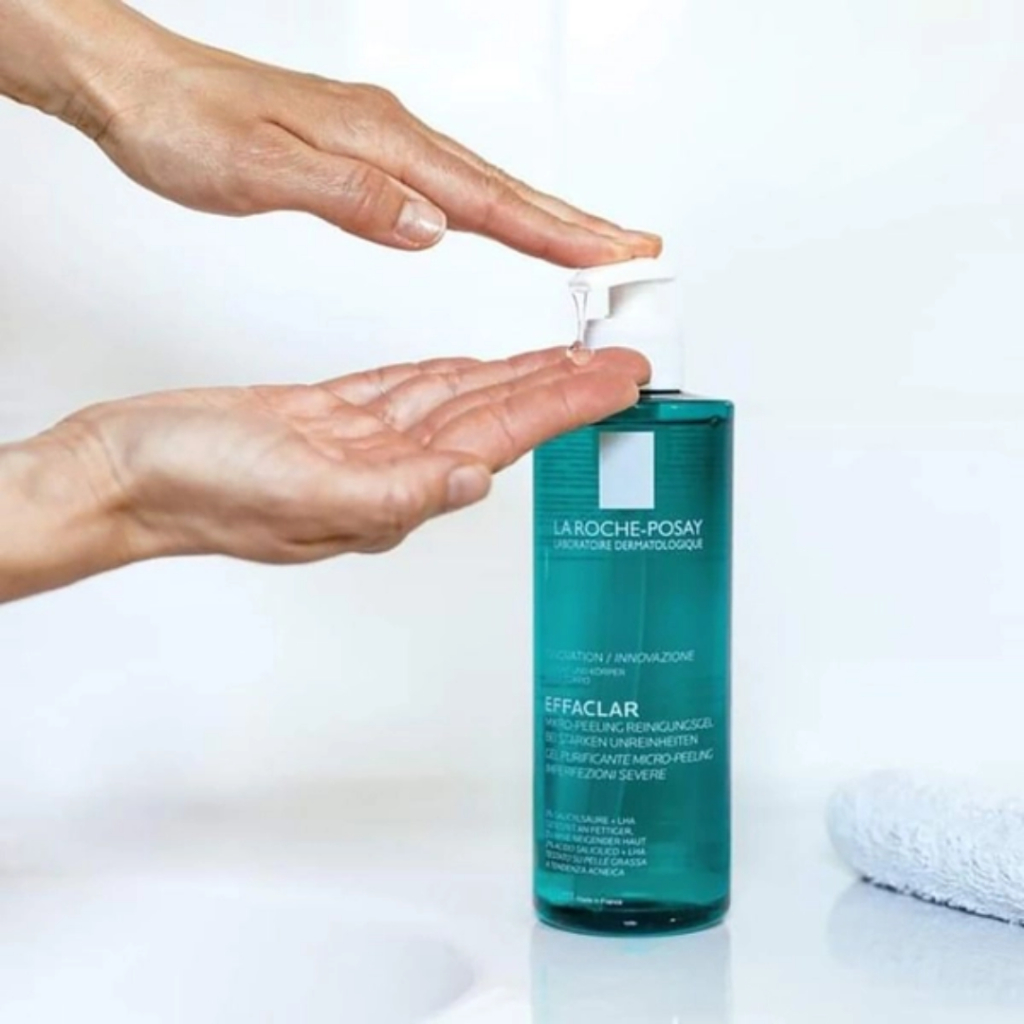 Sữa Rửa Mặt & Sữa Tắm LA ROCHE-POSAY Effaclar Micro-Peeling Gel Cleanser làm sạch & giảm mụn