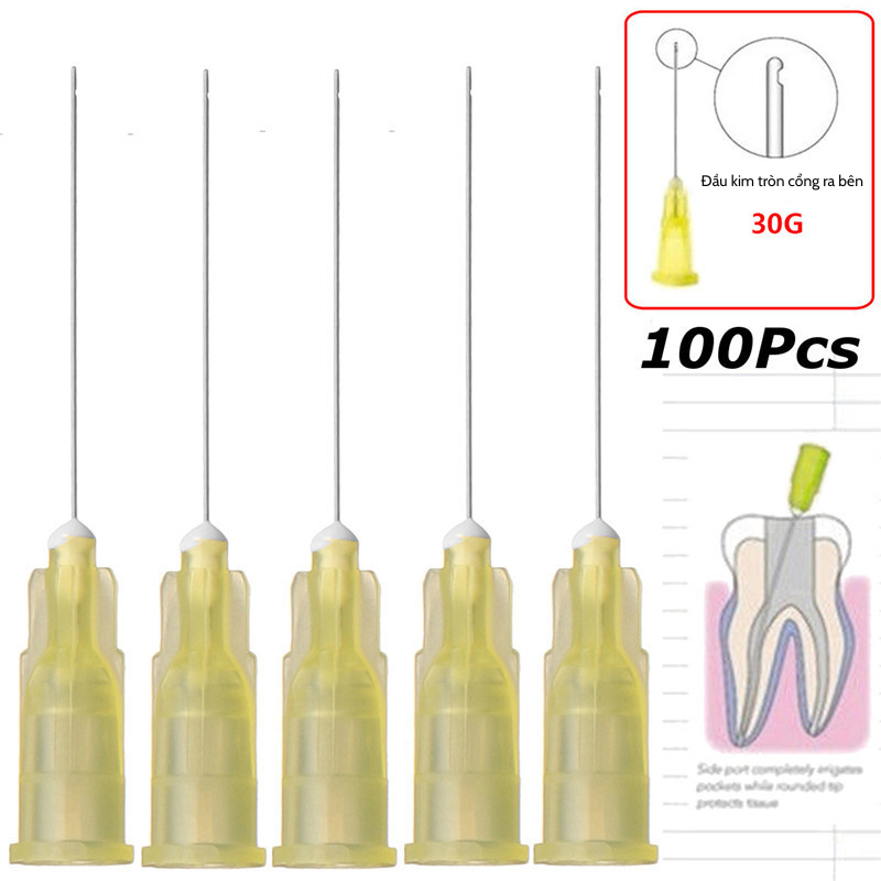 Đầu Kim Tưới Nước Cho Nha Khoa Đường Kính 30G - 100cs DN27