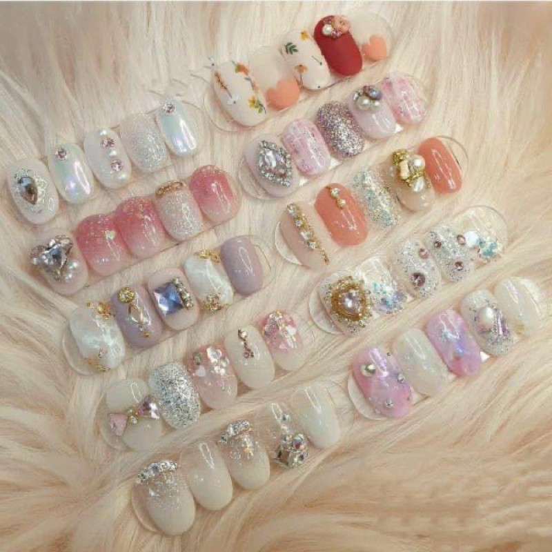 Thanh gắn móng mẫu, que nhựa gắn móng nailbox