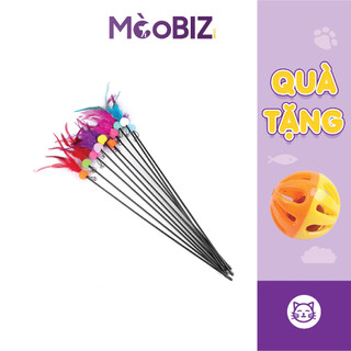 Cần câu mèo| đồ chơi cho mèo| đồ chơi thú cưng| cần câu mèo mèo cực kì thích giúp bé giảm căng thẳng stress