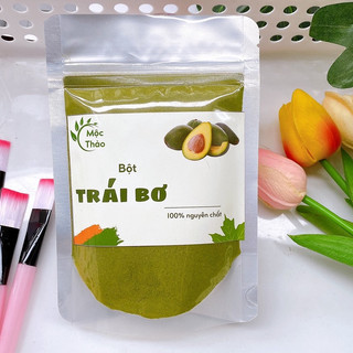 Bột đắp mặt nạ trái bơ 100% nguyên chất hanmade trắng da,mịn da
