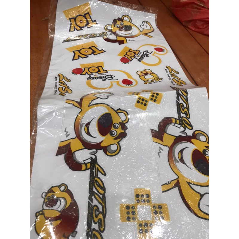 Tem Decal gấu cực đẹp dán xe