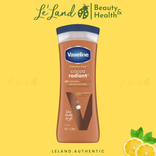 Sữa dưỡng thể Vaseline Intensive Care Cocoa Radiant 295ml của Mỹ