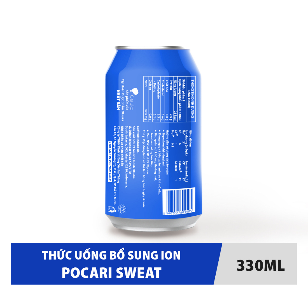 Nước uống Pocari Sweat 330ml/500ml/900ml