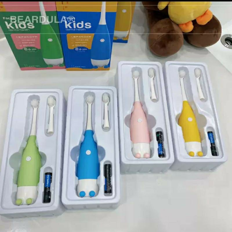 Bàn chải điện cho bé,bàn chải đánh răng tự động cho bé kèm 1 đầu bàn chải thay thế,giúp các bé yêu thích việc đánh răng