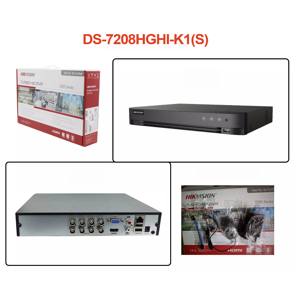 Bộ Camera Quan Sát Hikvision 8 Kênh 2.0MP Full HD Hàng Chính Hãng