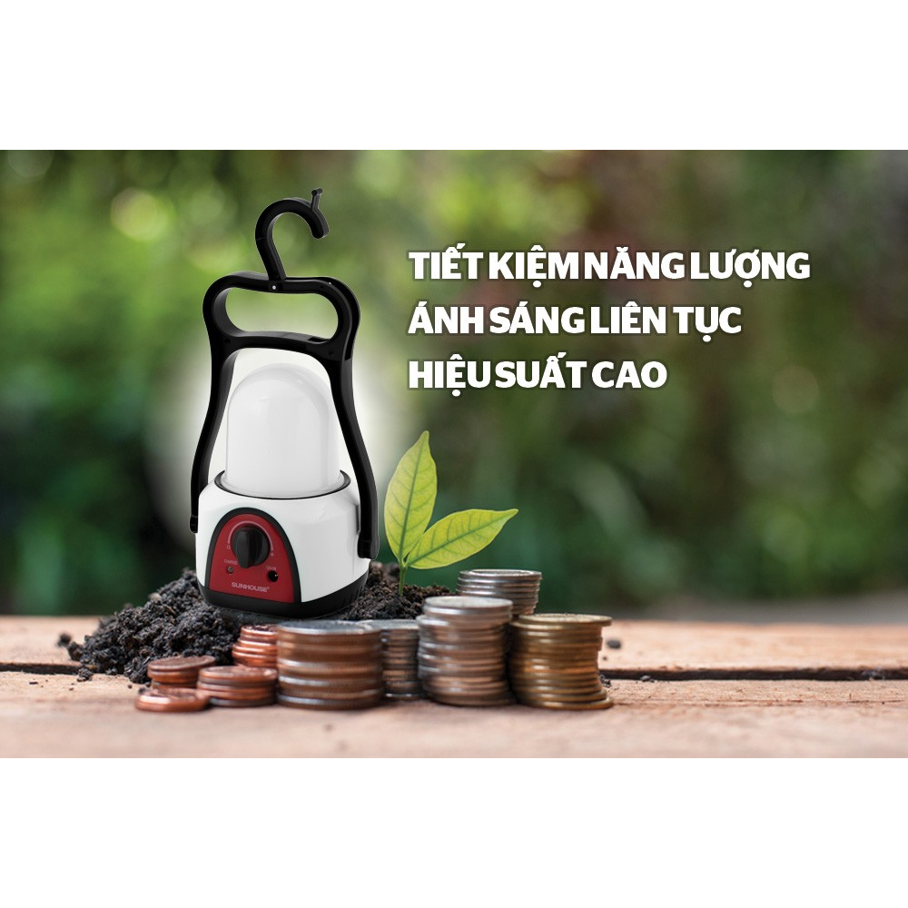Đèn tích điện đa năng 360 Sunhouse SHE-6848LA