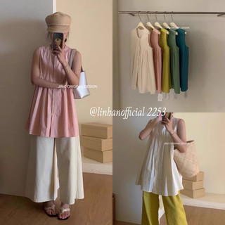 Áo váy sát nách xếp ly StyleKorean cao cấp 2253 (Hàng có sẵn)🇰🇷