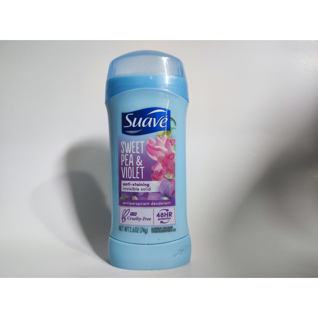 Lăn sáp khử mùi nữ Suave Sweet Pea & Violet Invisible Solid Antiperspirant Deodorant Stick 74g