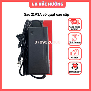 Sạc pin 5s 21v 3a có quạt, sạc nhanh, loại cao cấp