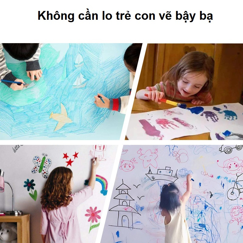Cuộn Giấy Tô Màu Nghệ Thuật Cho Bé Mẫu Giáo