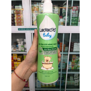 ✅ Tắm gội cho bé Lactacyd Baby Extra Milk 500ml