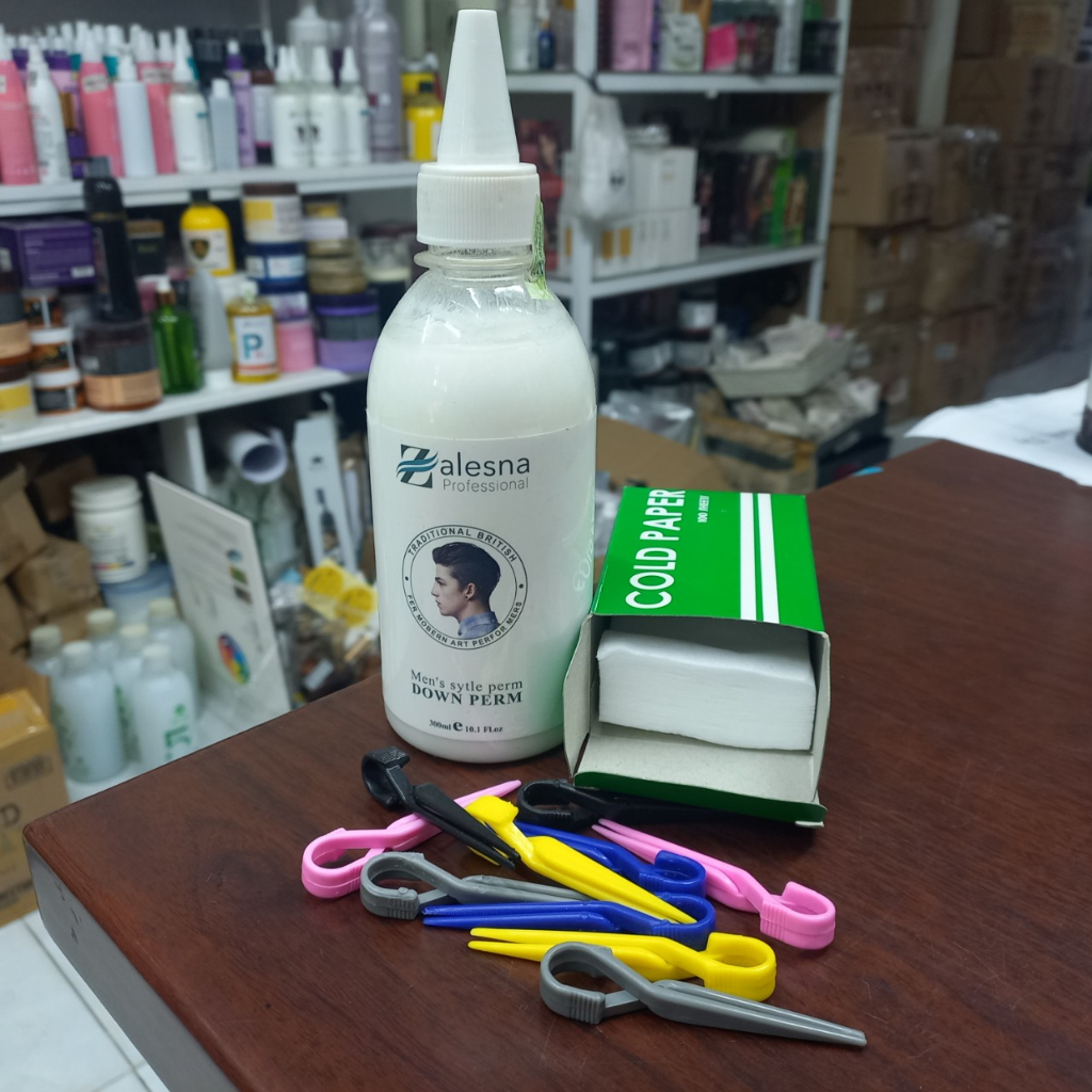 Combo Kem Ép Side Ép Tóc Mai Cho Nam Zalesna Kèm Bộ Dụng Cụ Làm Tóc  -