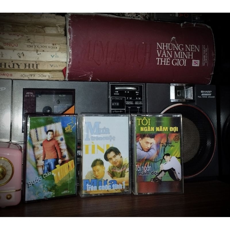 bộ 3 băng cassette nhạc trẻ thập niên 80 90